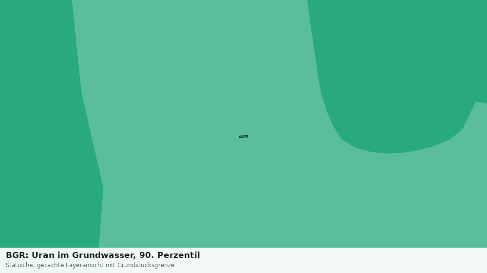 Statische Kartenansicht: BGR: Uran im Grundwasser, 90. Perzentil