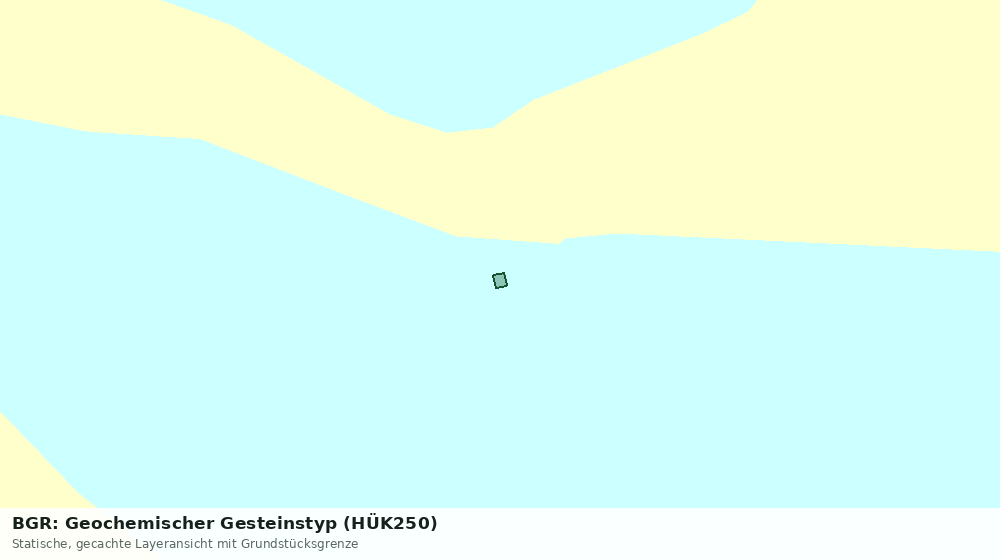 Statische Kartenansicht: BGR: Geochemischer Gesteinstyp (HÜK250)