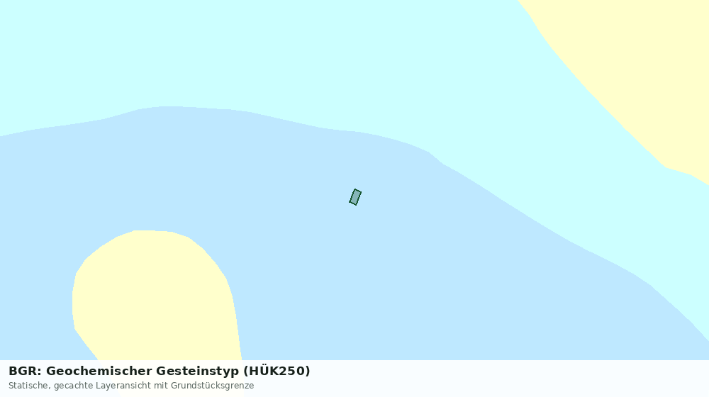 Statische Kartenansicht: BGR: Geochemischer Gesteinstyp (HÜK250)