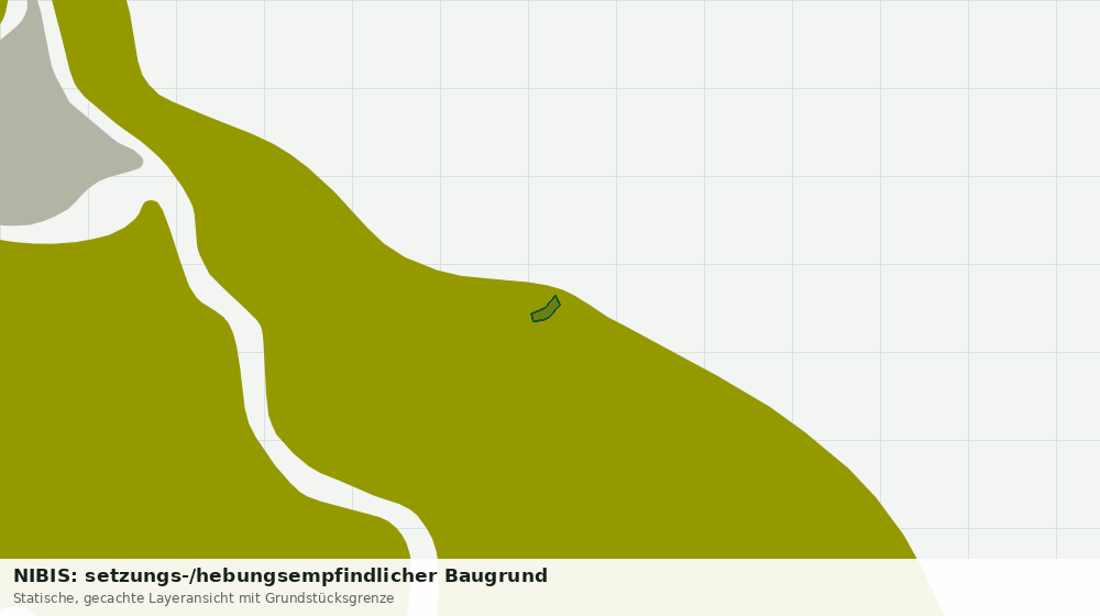 Statische Kartenansicht: NIBIS: setzungs-/hebungsempfindlicher Baugrund