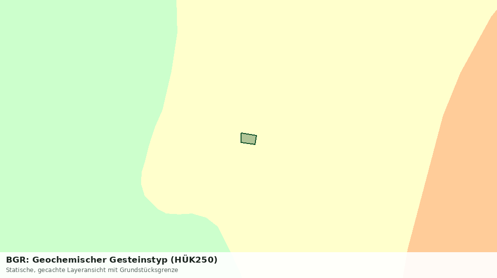 Statische Kartenansicht: BGR: Geochemischer Gesteinstyp (HÜK250)