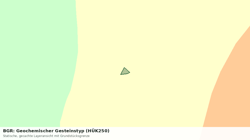 Statische Kartenansicht: BGR: Geochemischer Gesteinstyp (HÜK250)