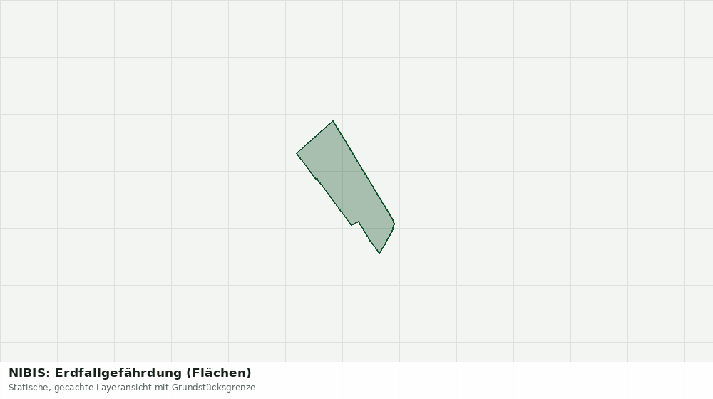 Statische Kartenansicht: NIBIS: Erdfallgefährdung (Flächen)