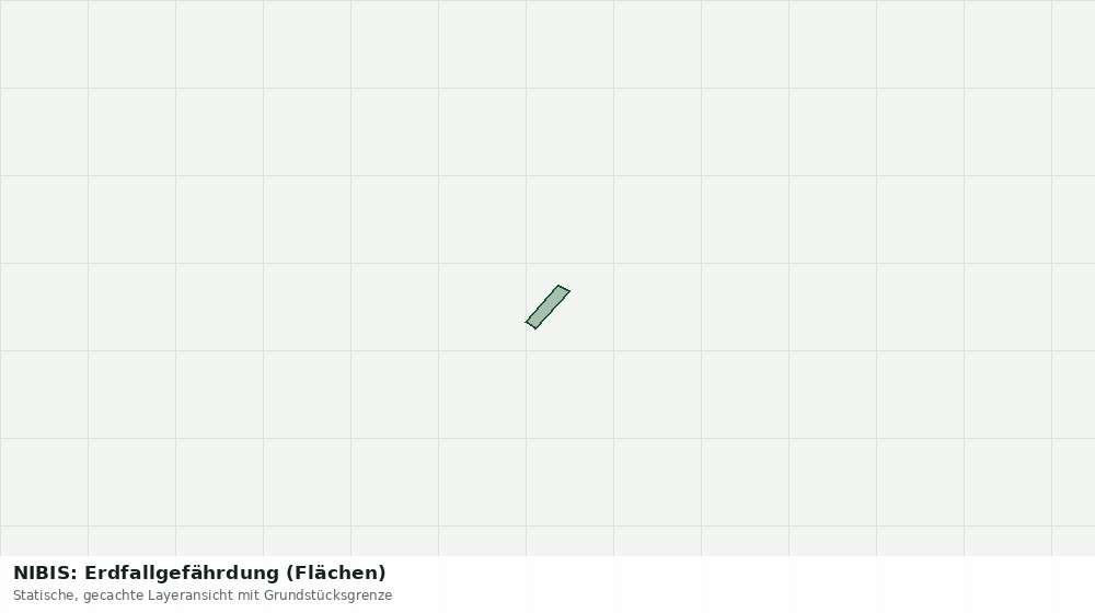 Statische Kartenansicht: NIBIS: Erdfallgefährdung (Flächen)