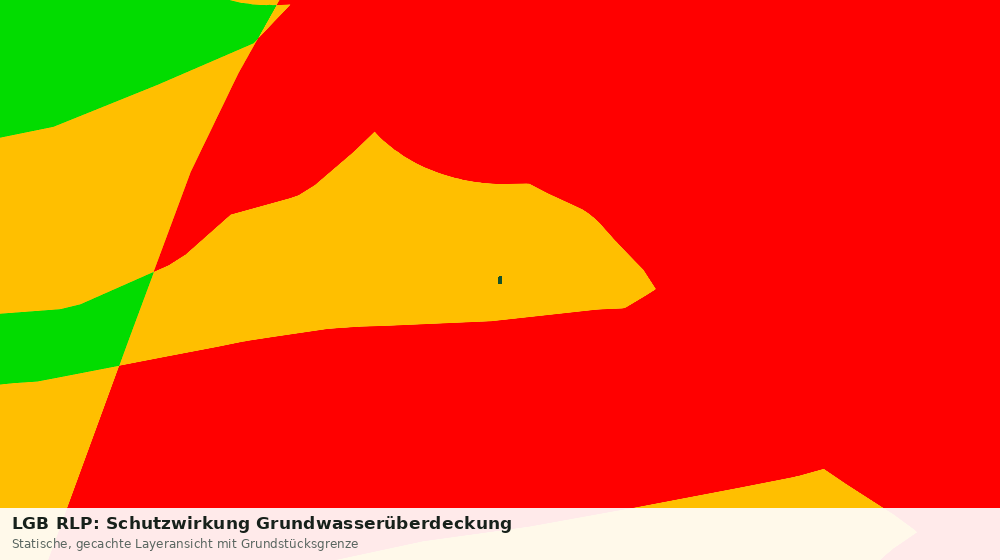 Statische Kartenansicht: LGB RLP: Schutzwirkung Grundwasserüberdeckung