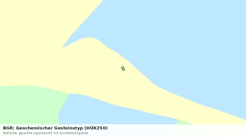 Statische Kartenansicht: BGR: Geochemischer Gesteinstyp (HÜK250)
