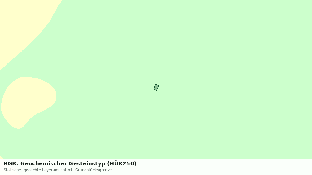 Statische Kartenansicht: BGR: Geochemischer Gesteinstyp (HÜK250)