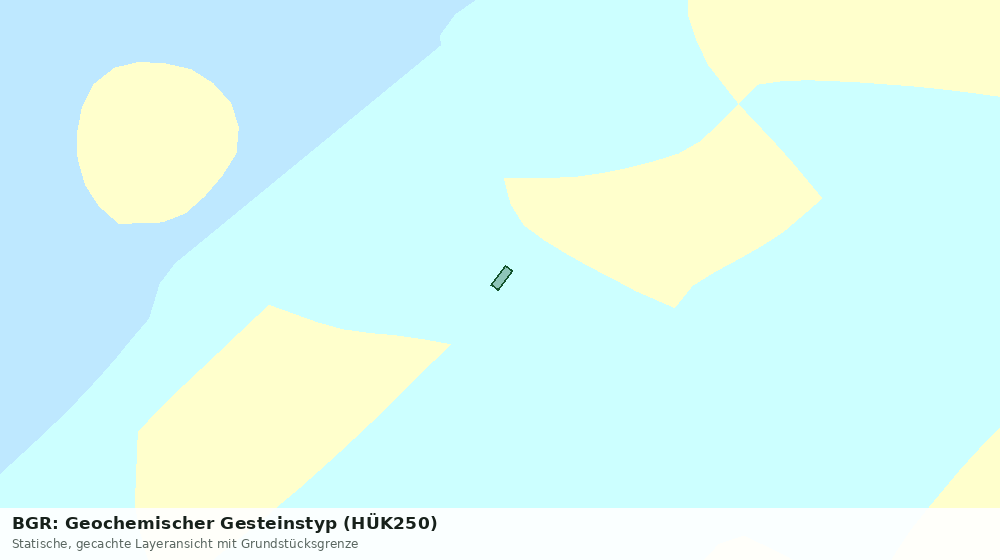 Statische Kartenansicht: BGR: Geochemischer Gesteinstyp (HÜK250)