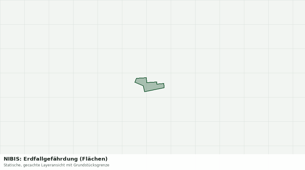 Statische Kartenansicht: NIBIS: Erdfallgefährdung (Flächen)