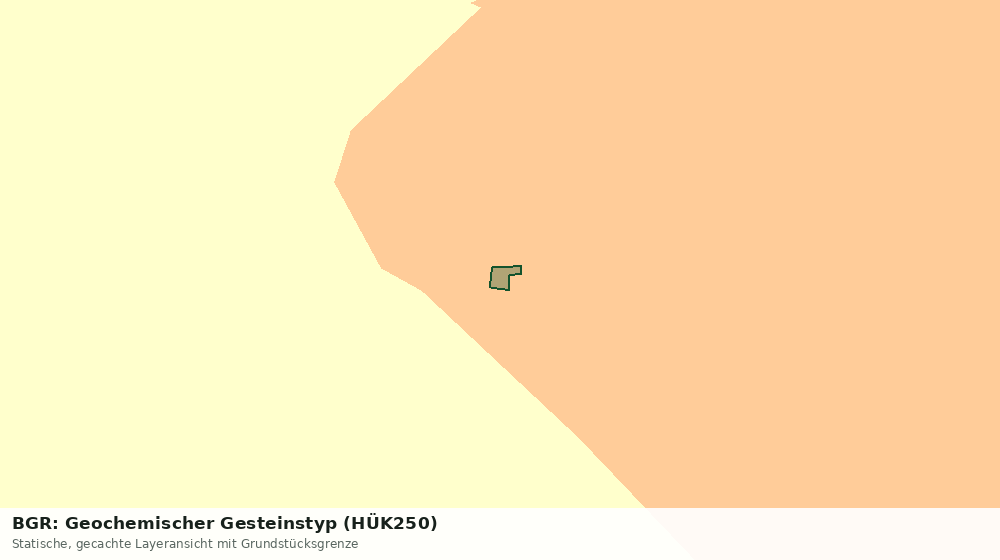 Statische Kartenansicht: BGR: Geochemischer Gesteinstyp (HÜK250)