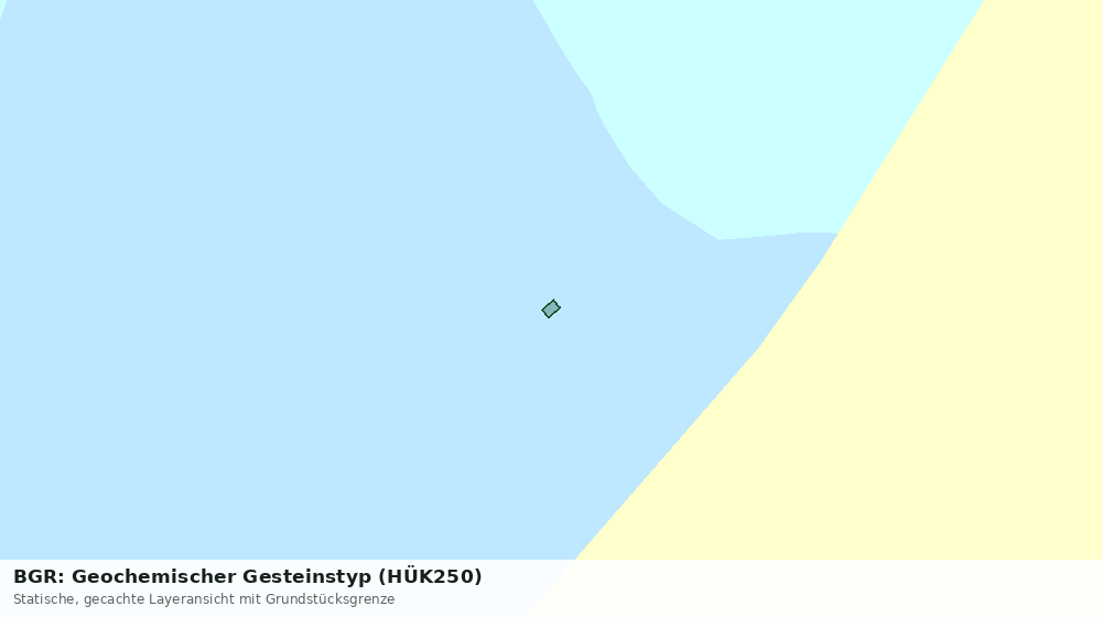 Statische Kartenansicht: BGR: Geochemischer Gesteinstyp (HÜK250)