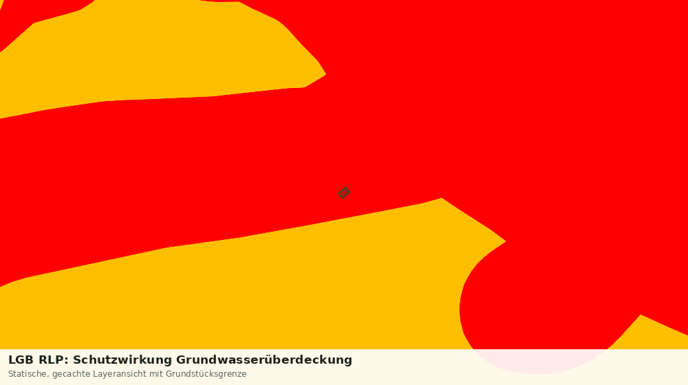 Statische Kartenansicht: LGB RLP: Schutzwirkung Grundwasserüberdeckung