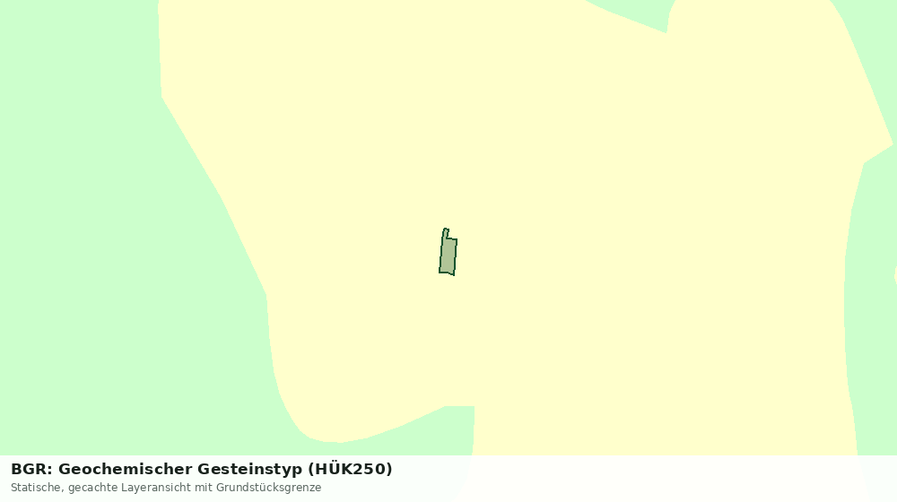 Statische Kartenansicht: BGR: Geochemischer Gesteinstyp (HÜK250)