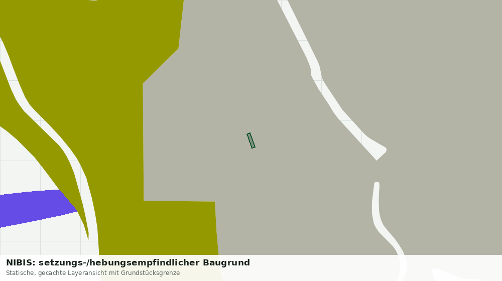 Statische Kartenansicht: NIBIS: setzungs-/hebungsempfindlicher Baugrund