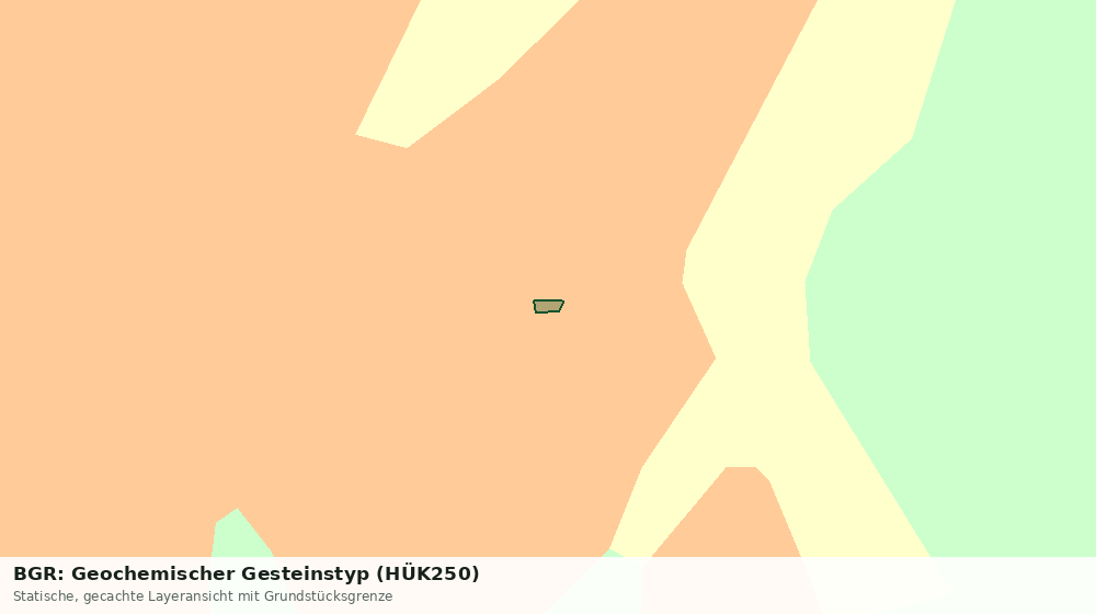 Statische Kartenansicht: BGR: Geochemischer Gesteinstyp (HÜK250)