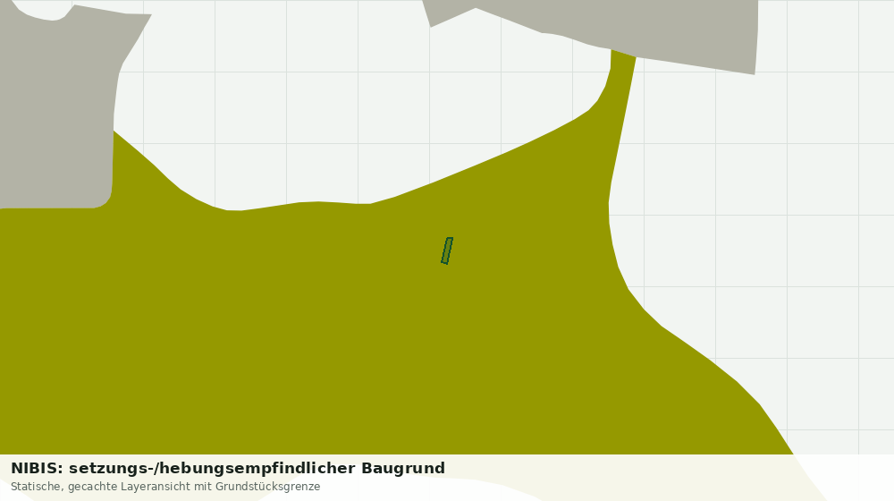 Statische Kartenansicht: NIBIS: setzungs-/hebungsempfindlicher Baugrund