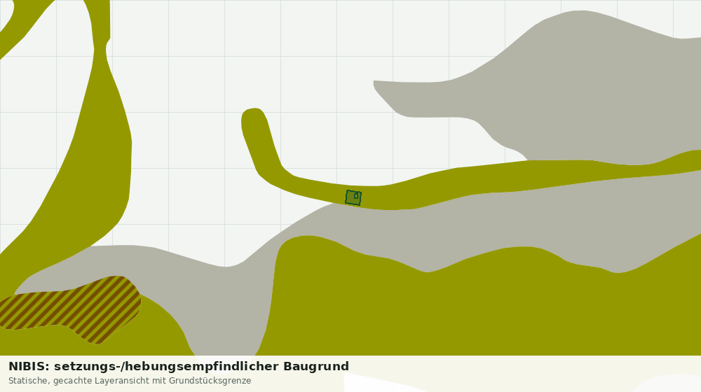 Statische Kartenansicht: NIBIS: setzungs-/hebungsempfindlicher Baugrund