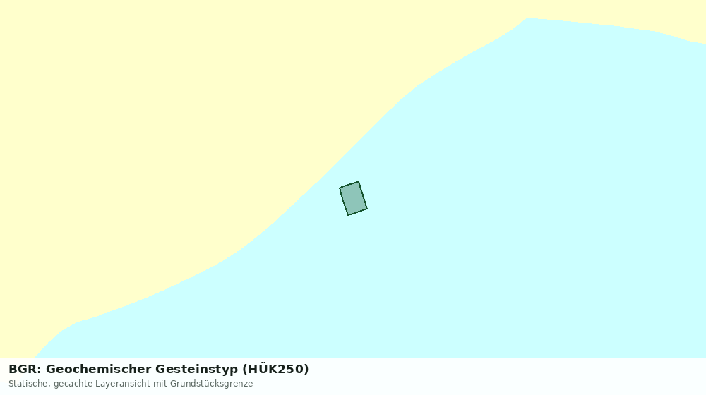 Statische Kartenansicht: BGR: Geochemischer Gesteinstyp (HÜK250)