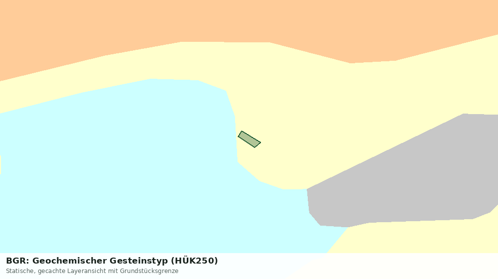 Statische Kartenansicht: BGR: Geochemischer Gesteinstyp (HÜK250)