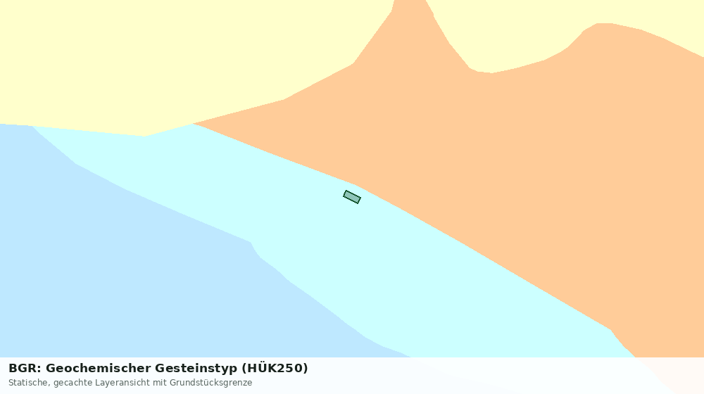 Statische Kartenansicht: BGR: Geochemischer Gesteinstyp (HÜK250)