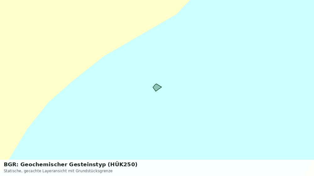 Statische Kartenansicht: BGR: Geochemischer Gesteinstyp (HÜK250)