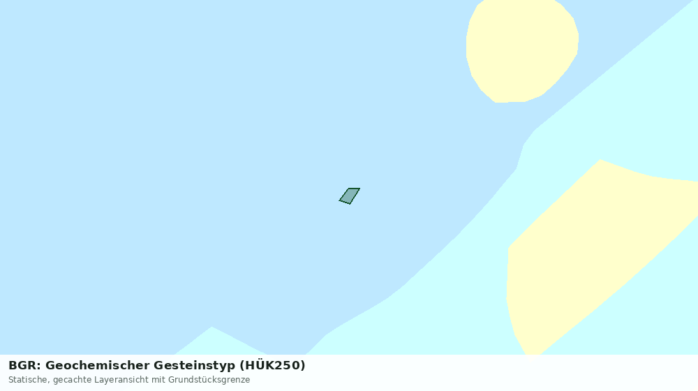 Statische Kartenansicht: BGR: Geochemischer Gesteinstyp (HÜK250)