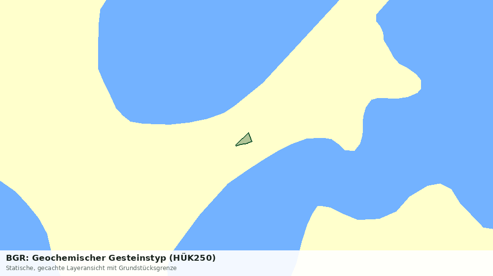 Statische Kartenansicht: BGR: Geochemischer Gesteinstyp (HÜK250)