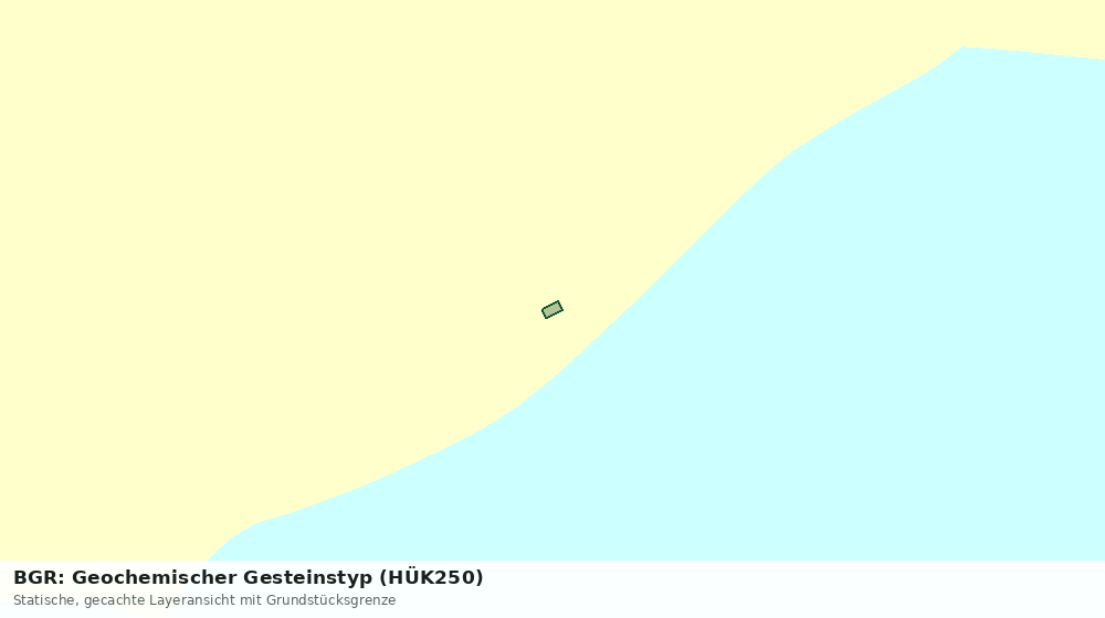 Statische Kartenansicht: BGR: Geochemischer Gesteinstyp (HÜK250)