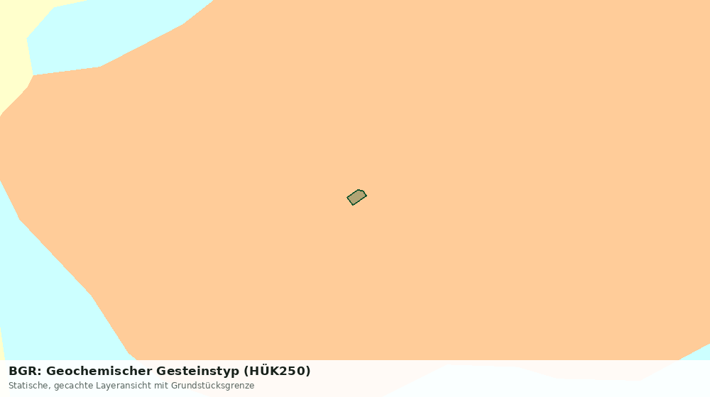 Statische Kartenansicht: BGR: Geochemischer Gesteinstyp (HÜK250)
