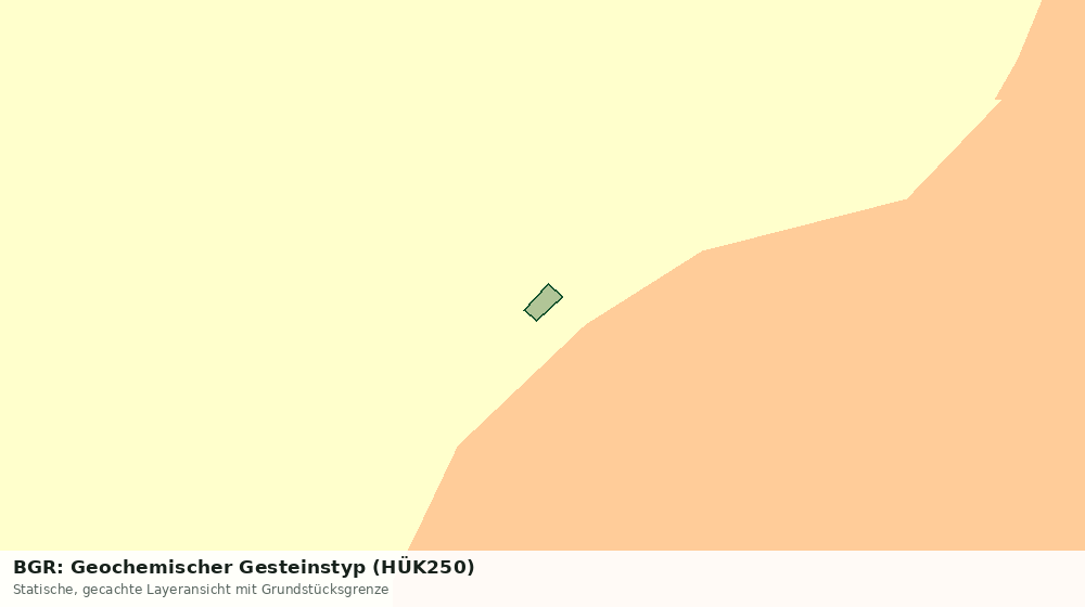 Statische Kartenansicht: BGR: Geochemischer Gesteinstyp (HÜK250)