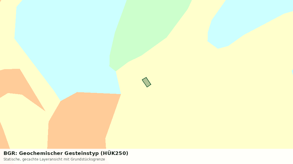 Statische Kartenansicht: BGR: Geochemischer Gesteinstyp (HÜK250)