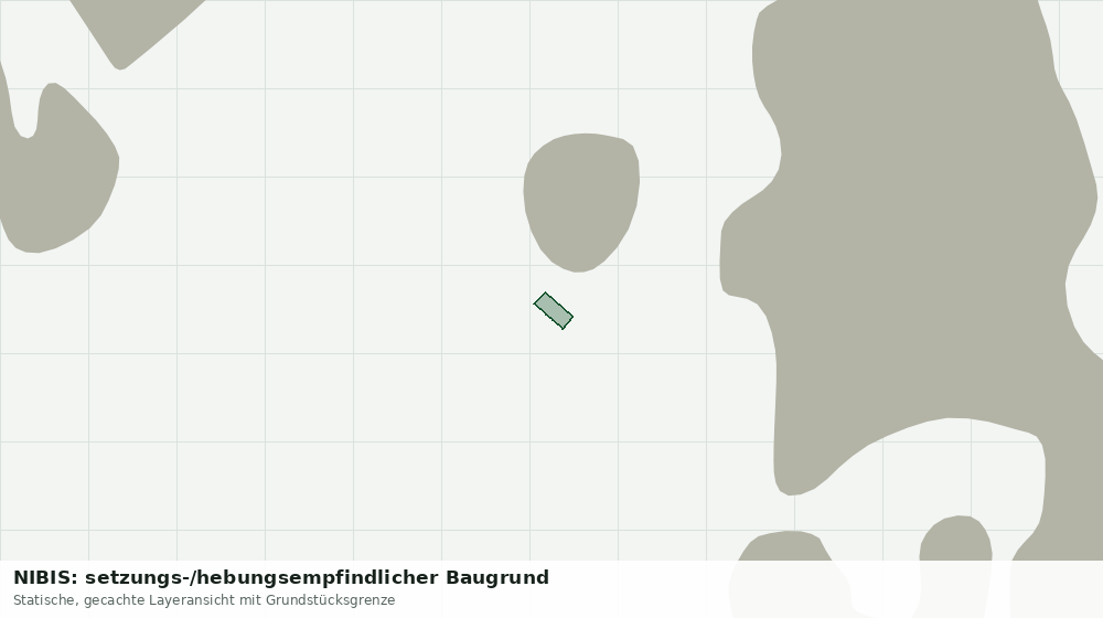 Statische Kartenansicht: NIBIS: setzungs-/hebungsempfindlicher Baugrund