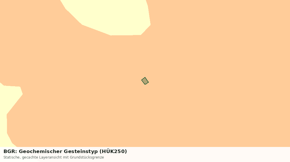 Statische Kartenansicht: BGR: Geochemischer Gesteinstyp (HÜK250)