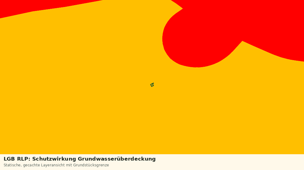 Statische Kartenansicht: LGB RLP: Schutzwirkung Grundwasserüberdeckung