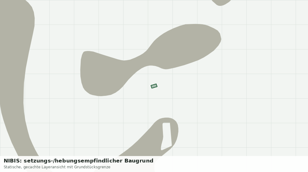 Statische Kartenansicht: NIBIS: setzungs-/hebungsempfindlicher Baugrund
