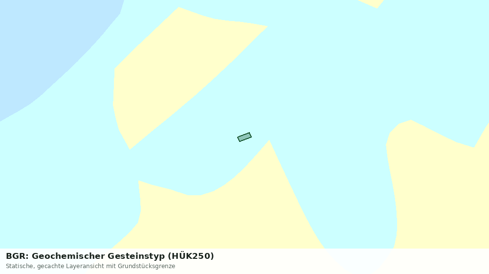 Statische Kartenansicht: BGR: Geochemischer Gesteinstyp (HÜK250)