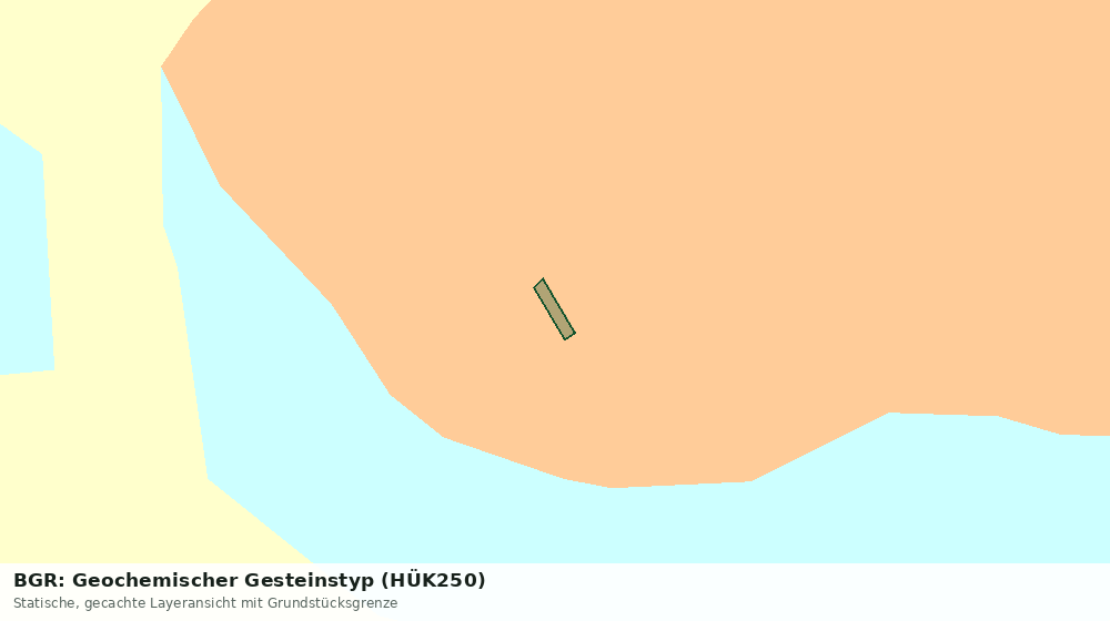 Statische Kartenansicht: BGR: Geochemischer Gesteinstyp (HÜK250)