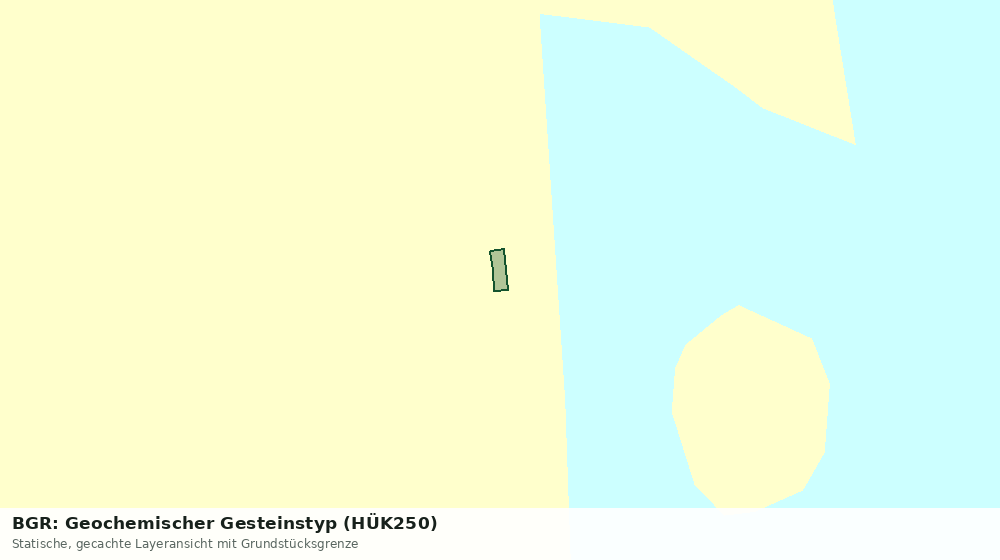 Statische Kartenansicht: BGR: Geochemischer Gesteinstyp (HÜK250)