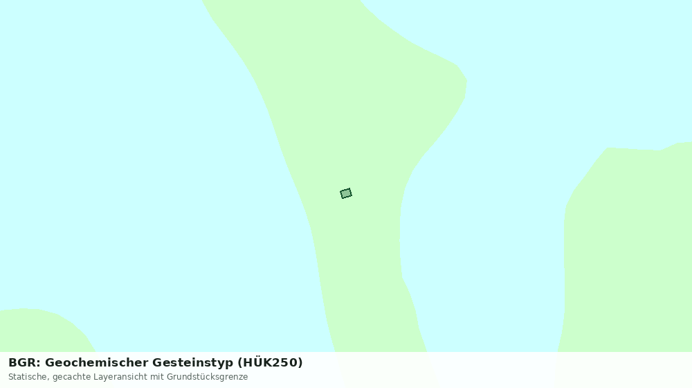 Statische Kartenansicht: BGR: Geochemischer Gesteinstyp (HÜK250)