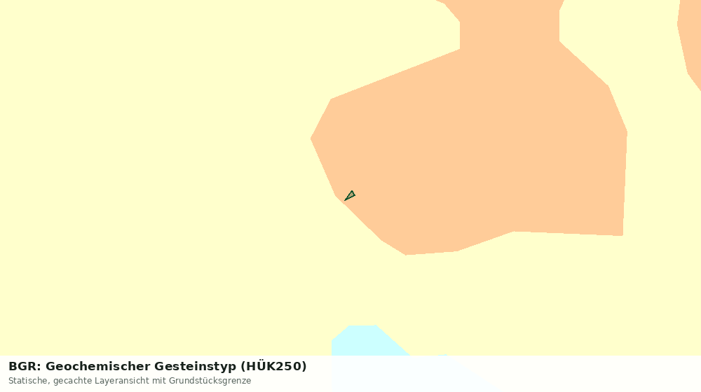 Statische Kartenansicht: BGR: Geochemischer Gesteinstyp (HÜK250)