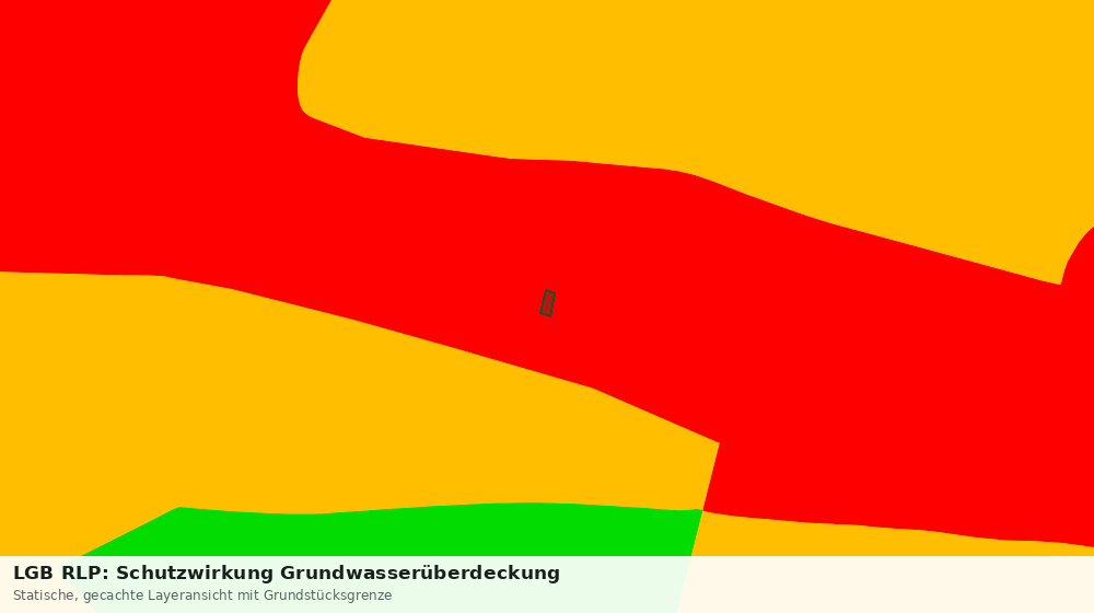 Statische Kartenansicht: LGB RLP: Schutzwirkung Grundwasserüberdeckung
