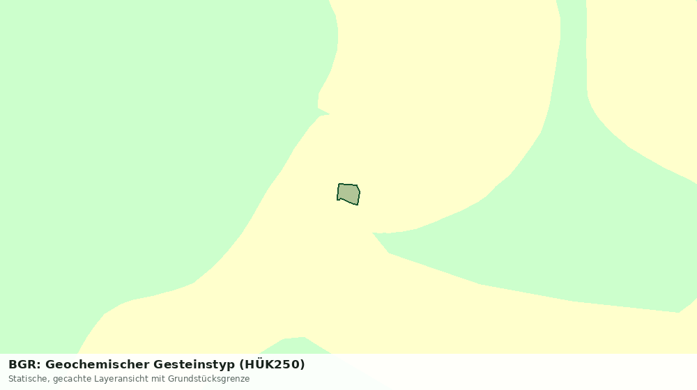 Statische Kartenansicht: BGR: Geochemischer Gesteinstyp (HÜK250)