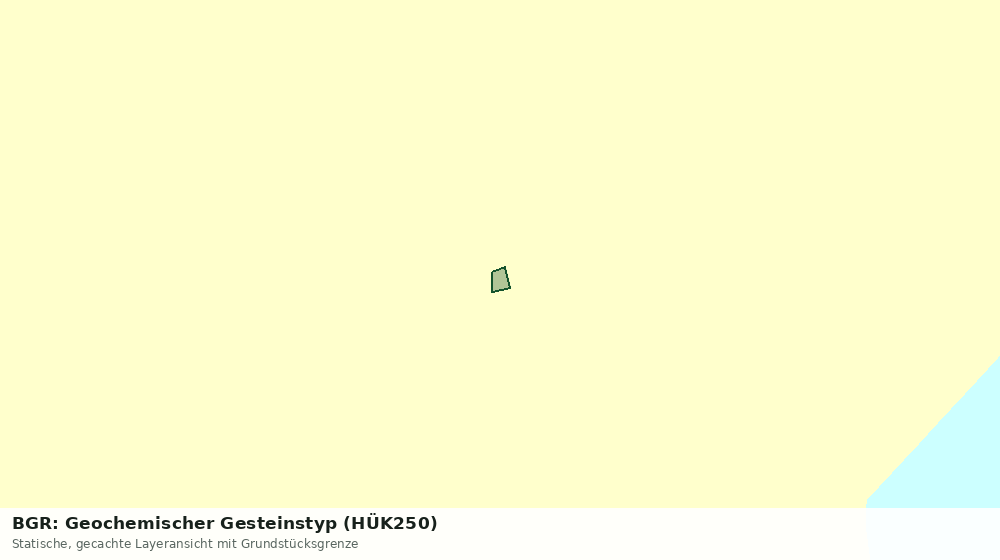 Statische Kartenansicht: BGR: Geochemischer Gesteinstyp (HÜK250)