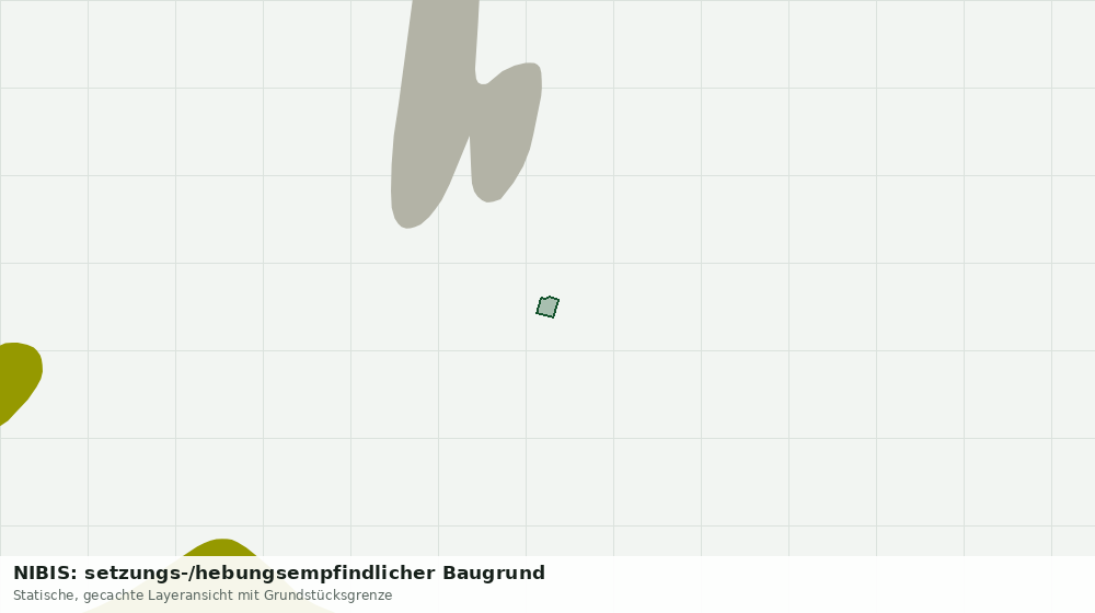 Statische Kartenansicht: NIBIS: setzungs-/hebungsempfindlicher Baugrund