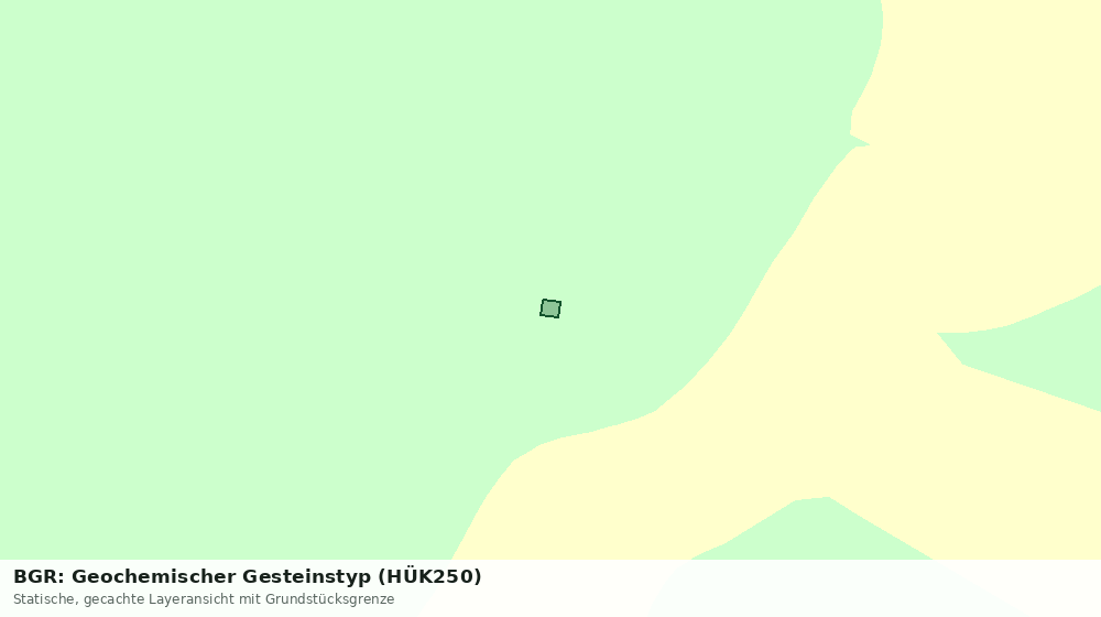 Statische Kartenansicht: BGR: Geochemischer Gesteinstyp (HÜK250)