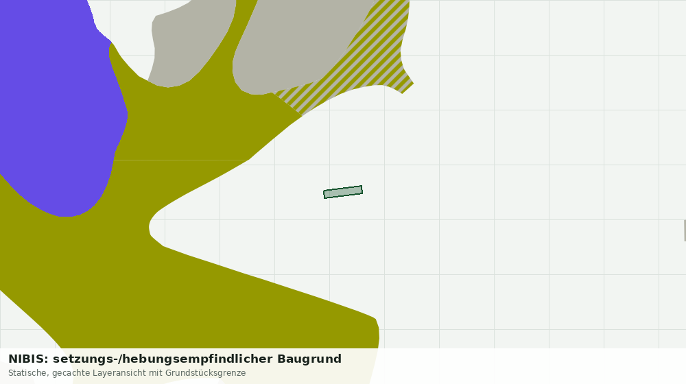 Statische Kartenansicht: NIBIS: setzungs-/hebungsempfindlicher Baugrund