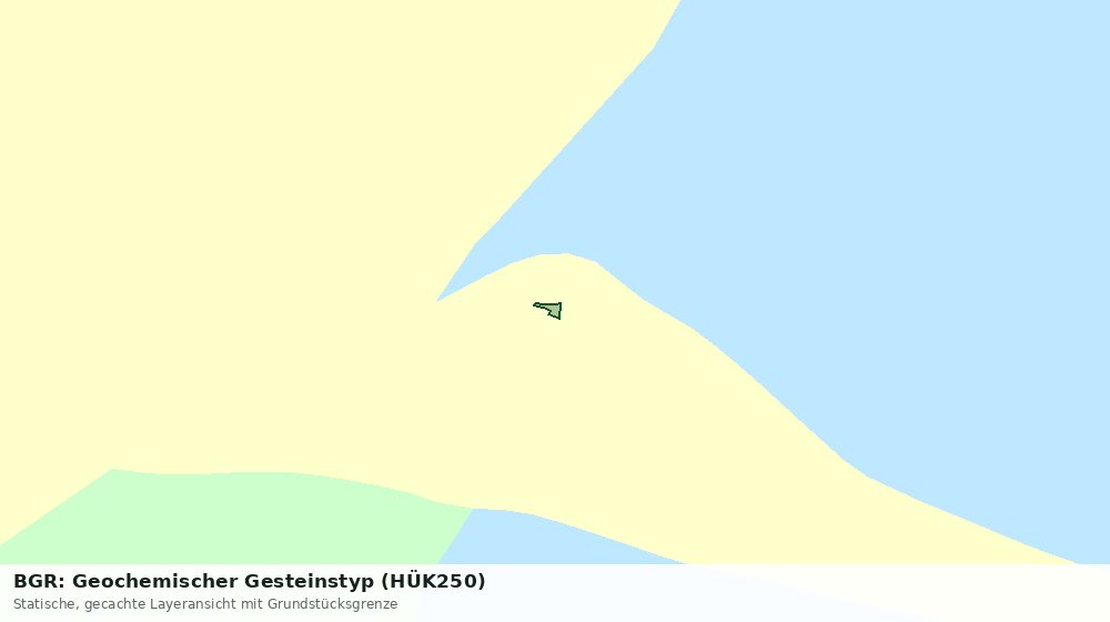 Statische Kartenansicht: BGR: Geochemischer Gesteinstyp (HÜK250)