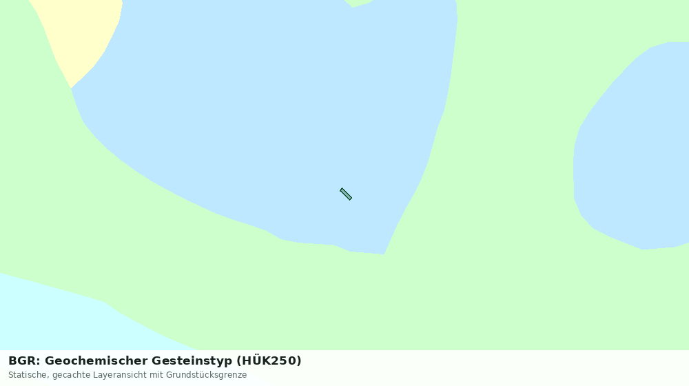 Statische Kartenansicht: BGR: Geochemischer Gesteinstyp (HÜK250)
