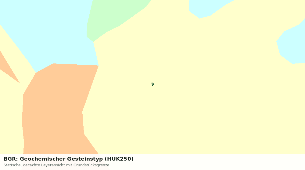 Statische Kartenansicht: BGR: Geochemischer Gesteinstyp (HÜK250)