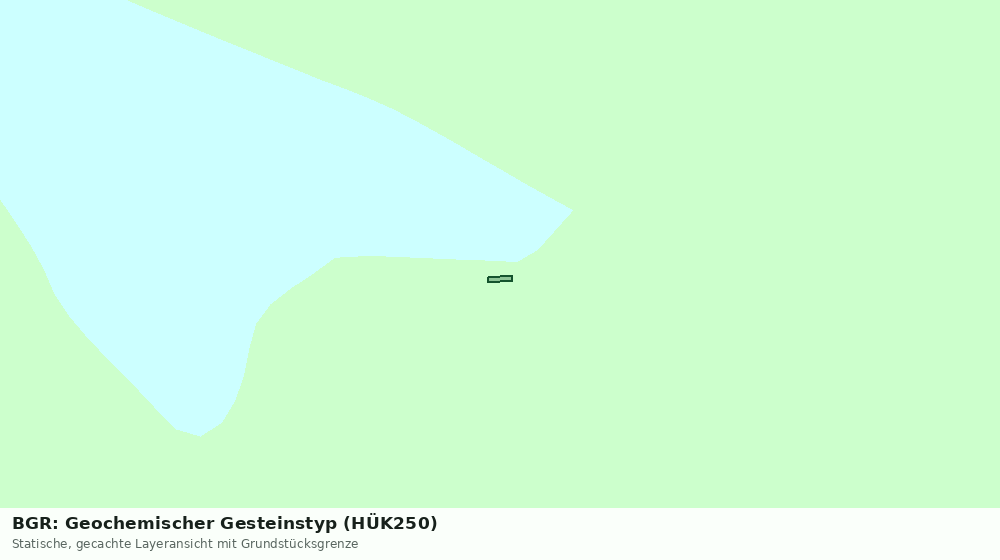 Statische Kartenansicht: BGR: Geochemischer Gesteinstyp (HÜK250)